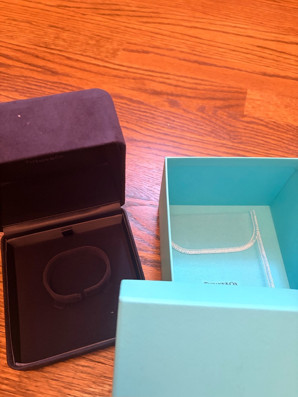 Tiffany & Co. Suede Cuff Bracelet / Watch Presentation Box